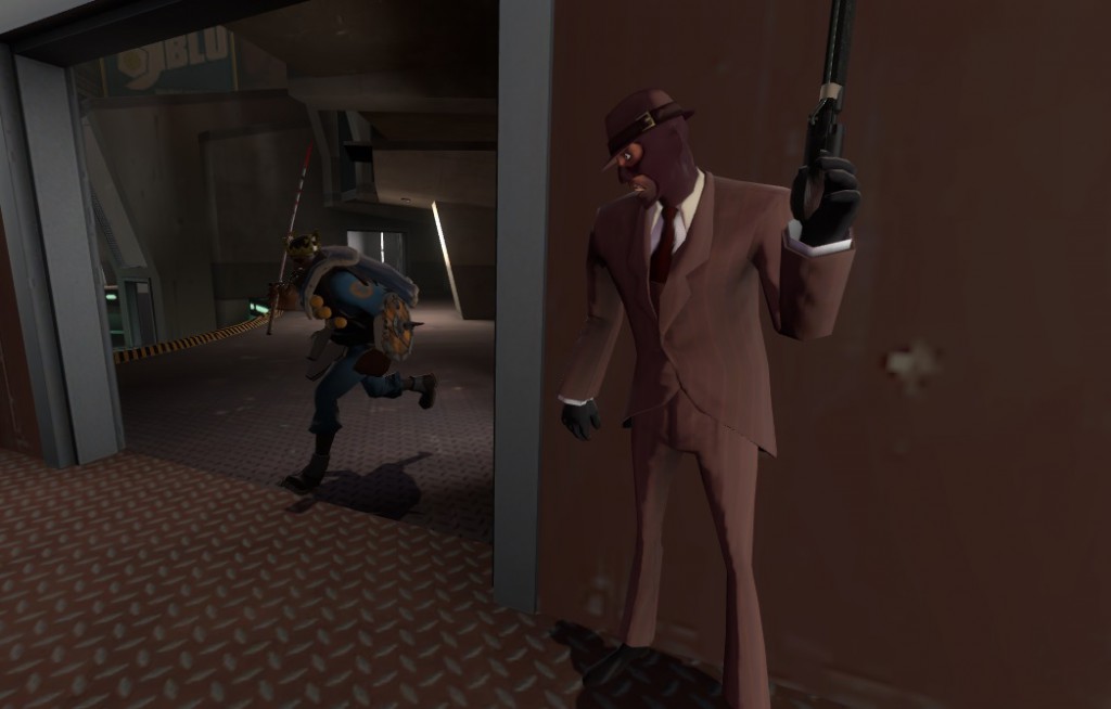 "Can this Demoman do a 180 and hit me? I have no idea..."