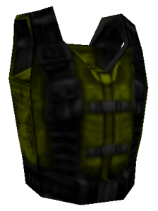 Various armor colors depict how much of the armor points are you going to get - green is the least, yellow is medium, red is the most.