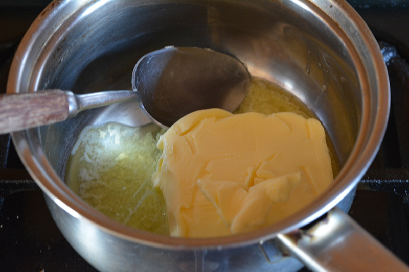 Melt that butter good.