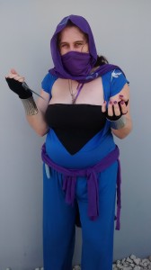 Me, dressed as Malzahar. Not a flattering picture, I know...