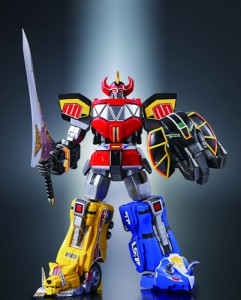 Technically this figure is of the "Daizyujin" but I'm okay with you calling it the "Megazord"