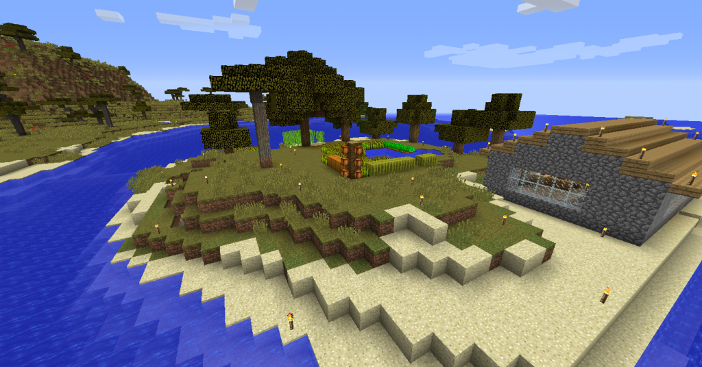 Savannas spice up the otherwise small number of 'warm' biomes.