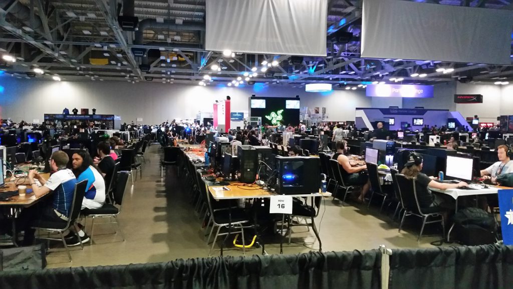 There was a huge portion of the con cordoned off for those who brought their computers to game against each other. Dreamhack originated as a LAN party and has not forgotten its roots. 