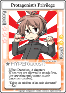 A worthy hyper for the game's protagonist