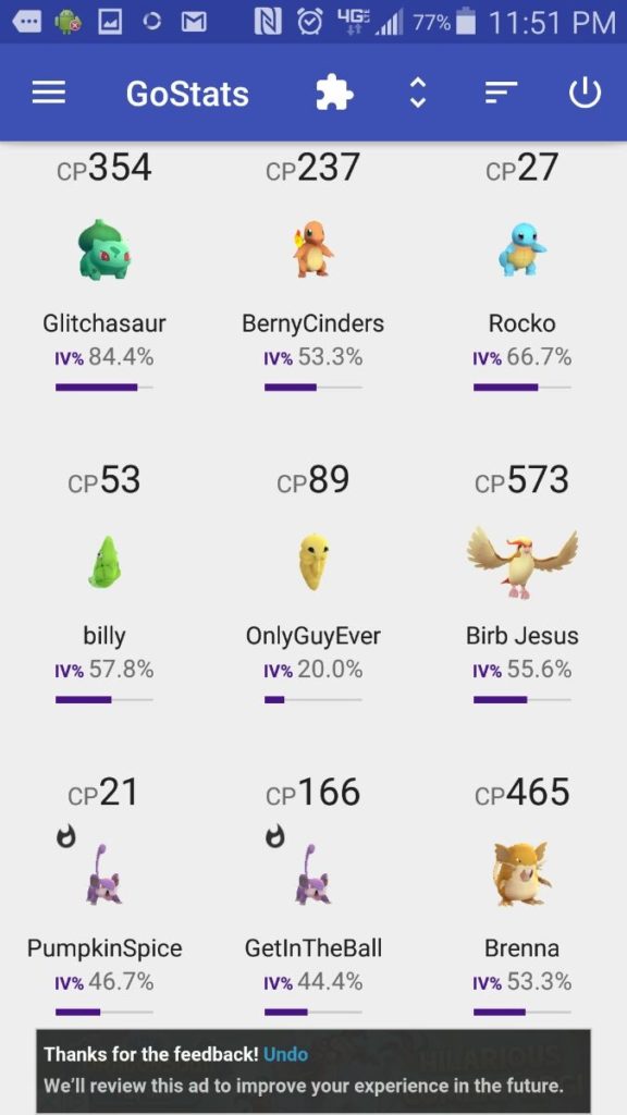 There are a number of apps to show you which of your mons have good stats/movesets, this one even breaks down your trainer's stats. I'd love to recommend it but recently Niantic has been banning people who use third party apps, which is frustrating because the game on its own is depressingly void of useful data such as this.