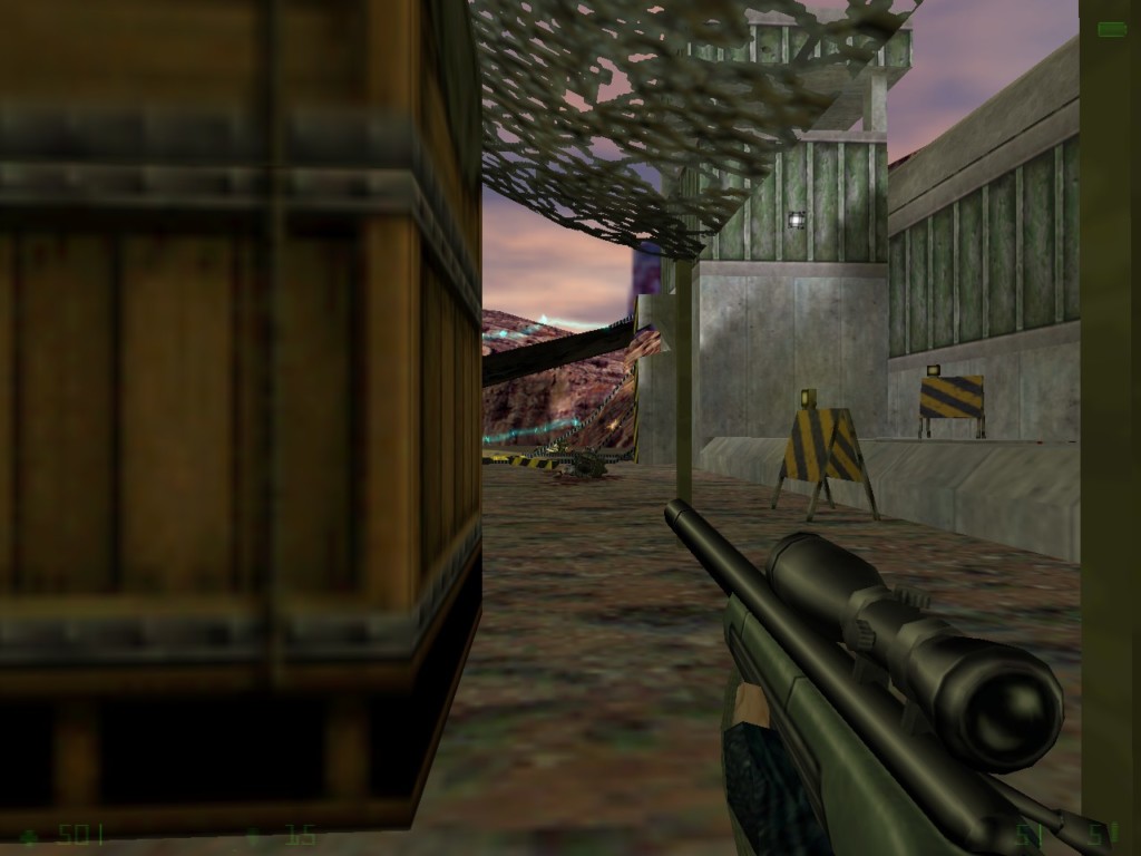 Also, while we're at it, Opposing Force is the only game to give the player a sniper rifle. 