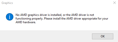 ... I just installed the drivers though...