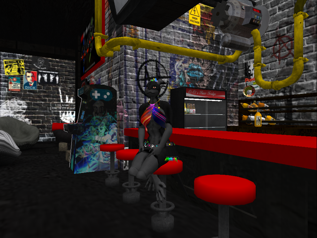 Idling around in Second Life