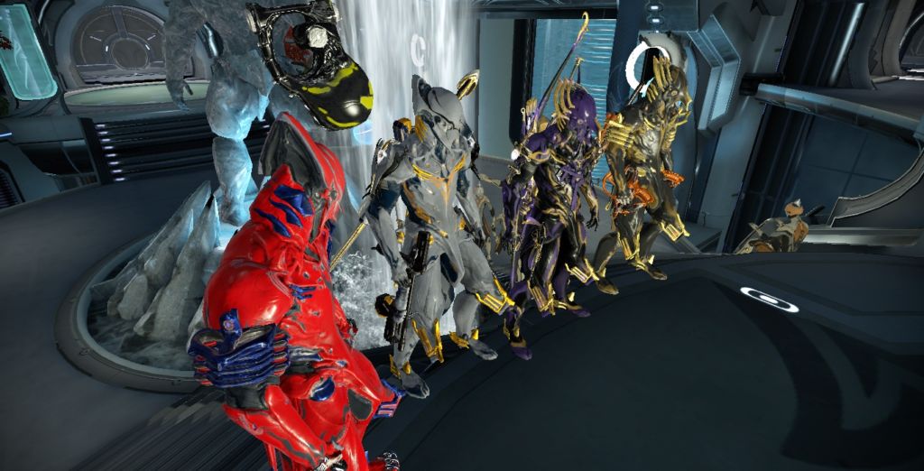 A row of Volt Primes. Volt Prime is the second easiest Prime to get after Trinity Prime, hence how common they are.