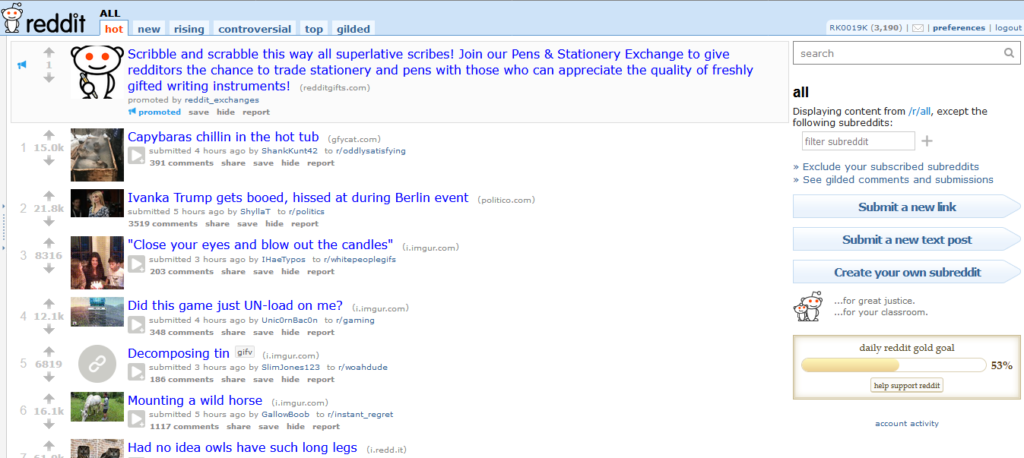 Otherwise I fear every subreddit will look like this boring thing.