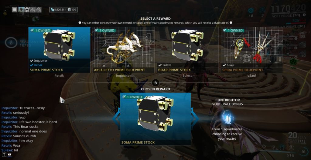 Sometimes you get super lucky in Warframe and it doesn't cost you a penny.