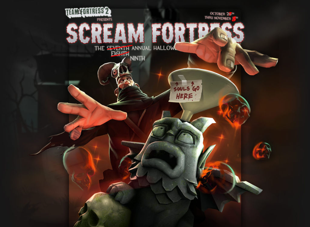 Scream Fortress IX fake update page
