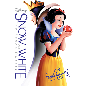 Snow White official signed poster thing