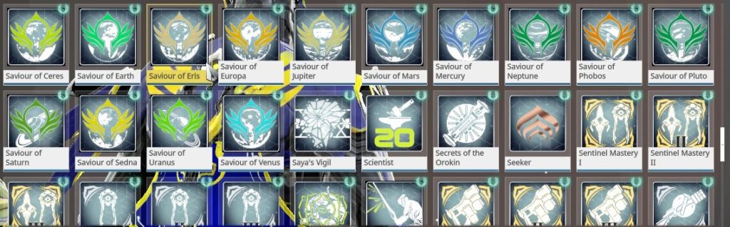 Warframe's achievements are all pretty doable as well. The only issue is that 25 of them are tied to your Mastery Rank, which makes Warframe pretty hard to get 100% on.