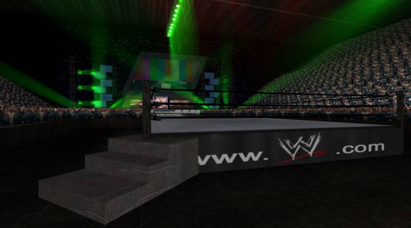 Yes this is a random screenshot of a wrestling arena done in Garry's Mod.
