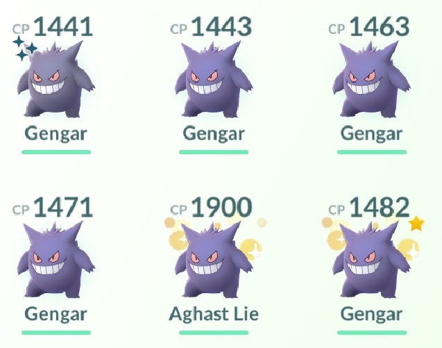 Re-Shiny Gengar, thoughts? : r/pokemongo