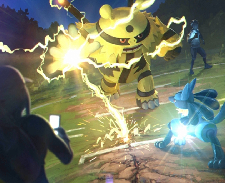 The loading screen in Pokemon Go for the PvP update
