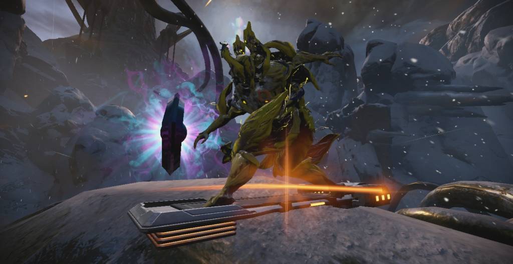 Nidus on a K-Drive next to a K-Drive point booster thingy