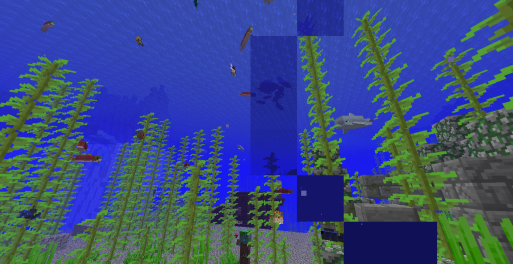Underwater in Minecraft 1.13