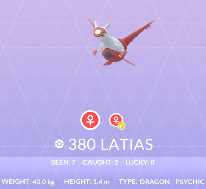 Seen 7, caught 2. One of which was a guaranteed shiny catch. I had better odds with Giratina.