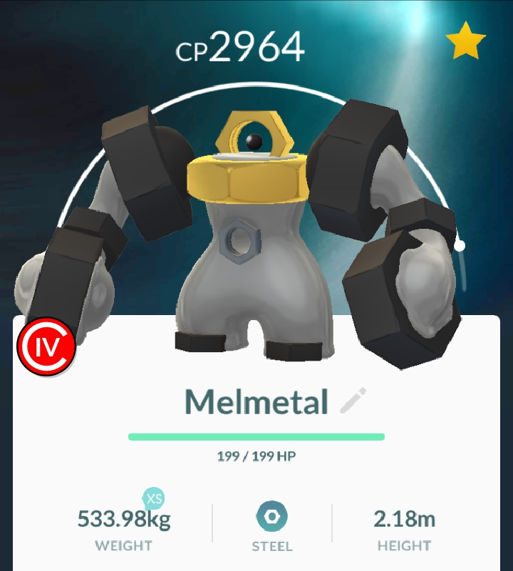 My newly evolved Melmetal