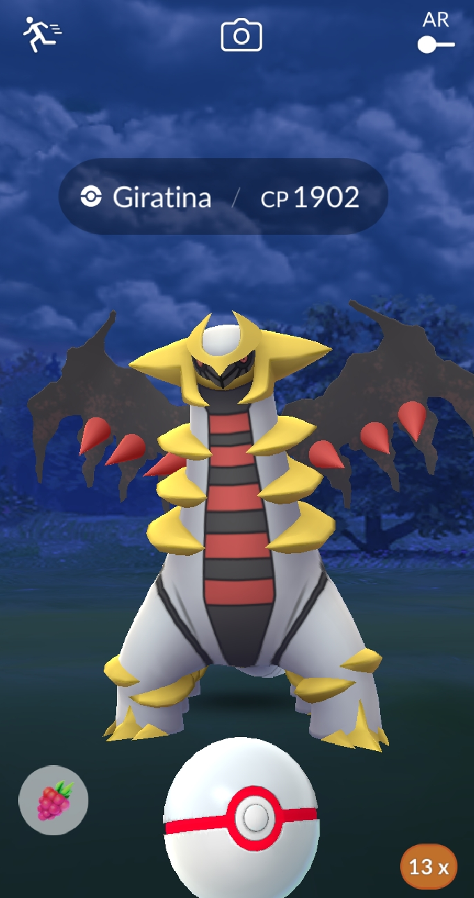 Giratina used to be really fucking far away...