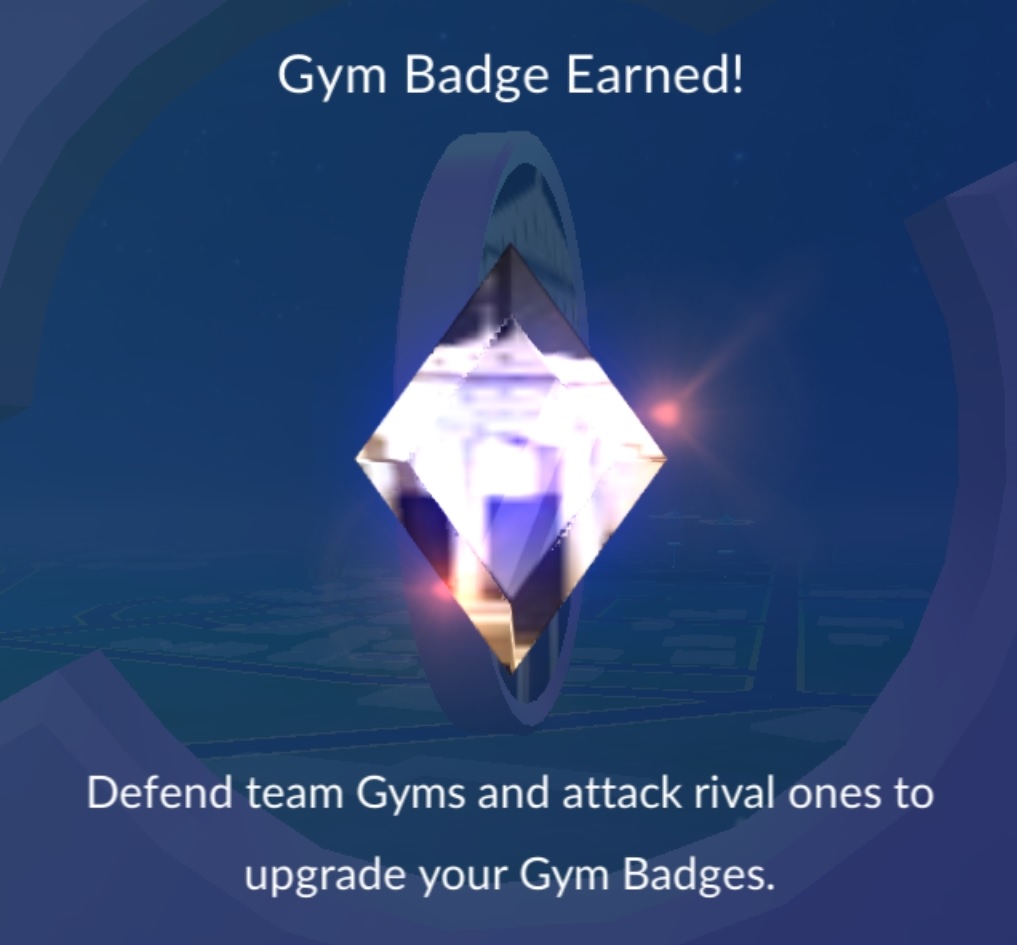 New Gym Badge Earned!