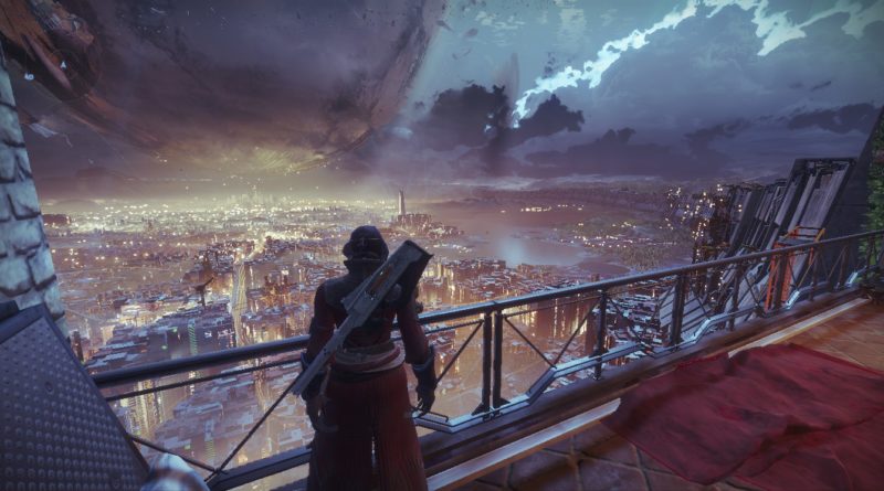 A view from the Tower in Destiny 2