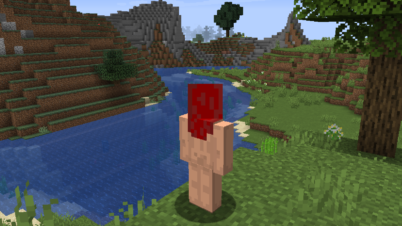 Naked minecraft characters