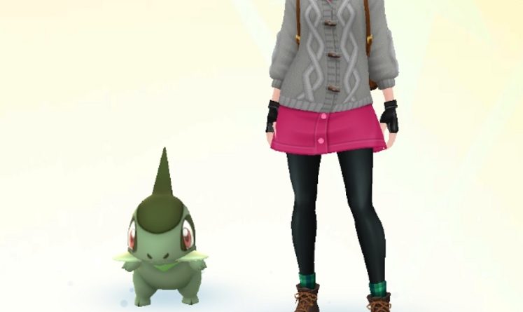Phovos and her Axew, at level 40. Level 40! Finally!