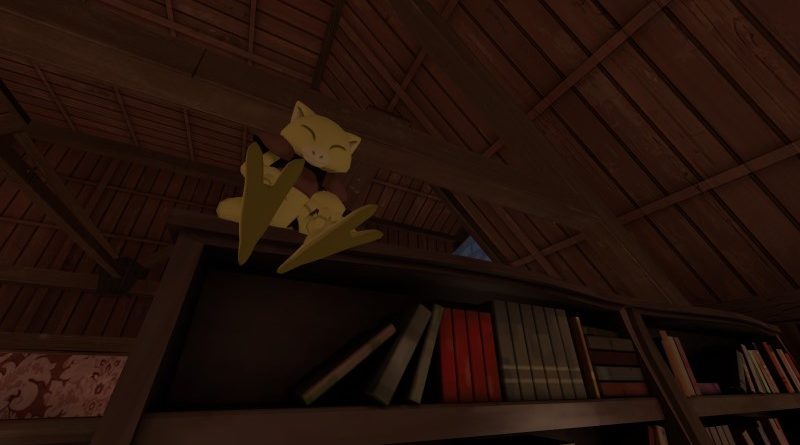 Shiny Abra hiding in a library