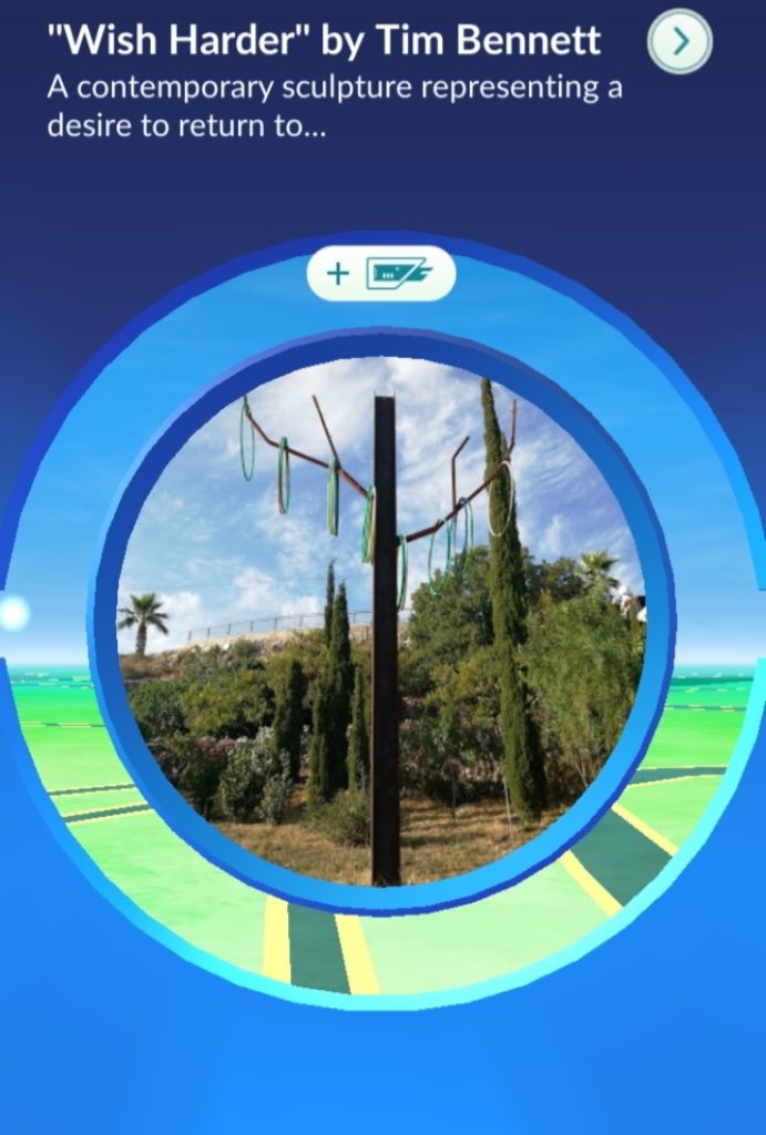 A point of interest that I submitted and was made into a Pokestop.