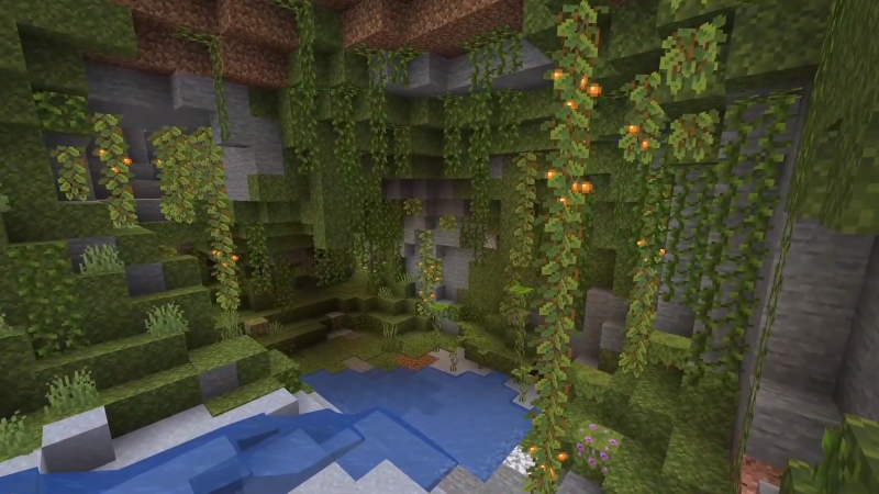 more lush caves