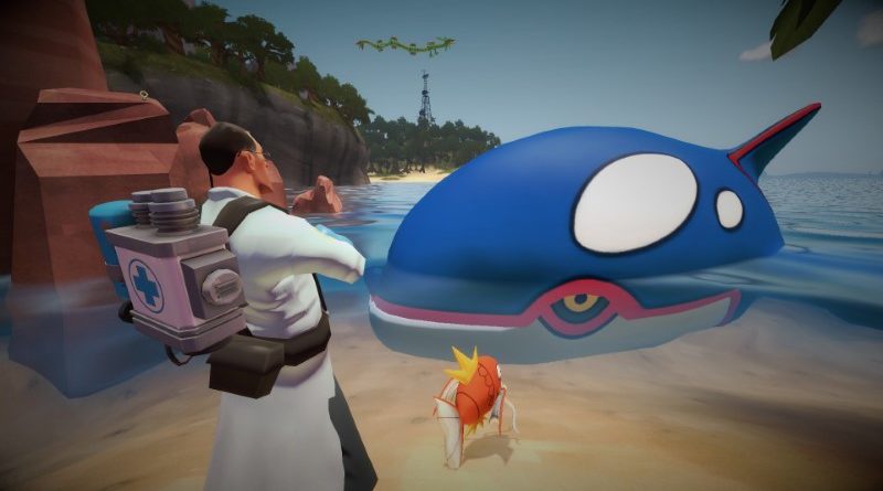 Medic rolls his eyes at a massive Kyogre