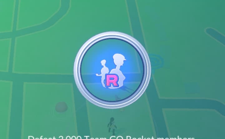 The Platinum Medal for defeating 2000 Team GO Rocket members