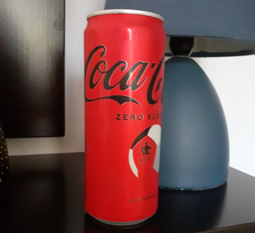 A can of local cola. This one is the Zero Sugar variant.