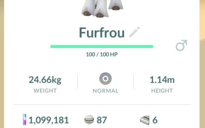 Furfrou with the Change Form button