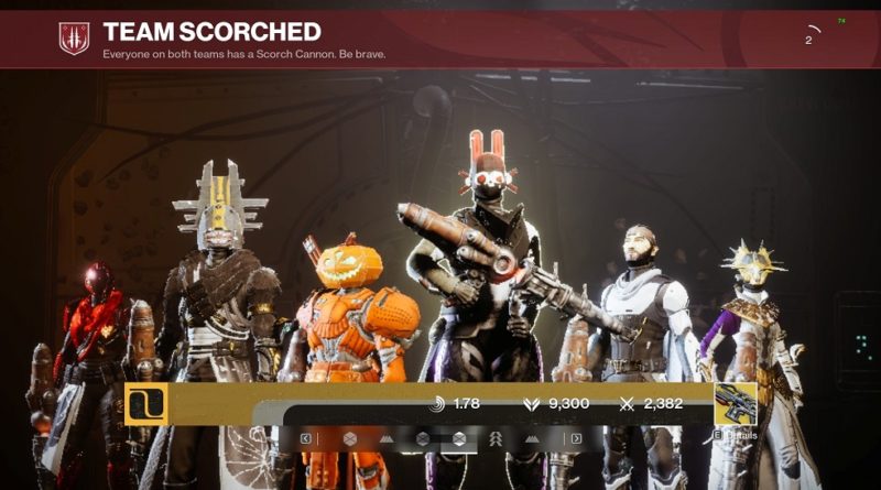 Team Scorched. Six players being brave.