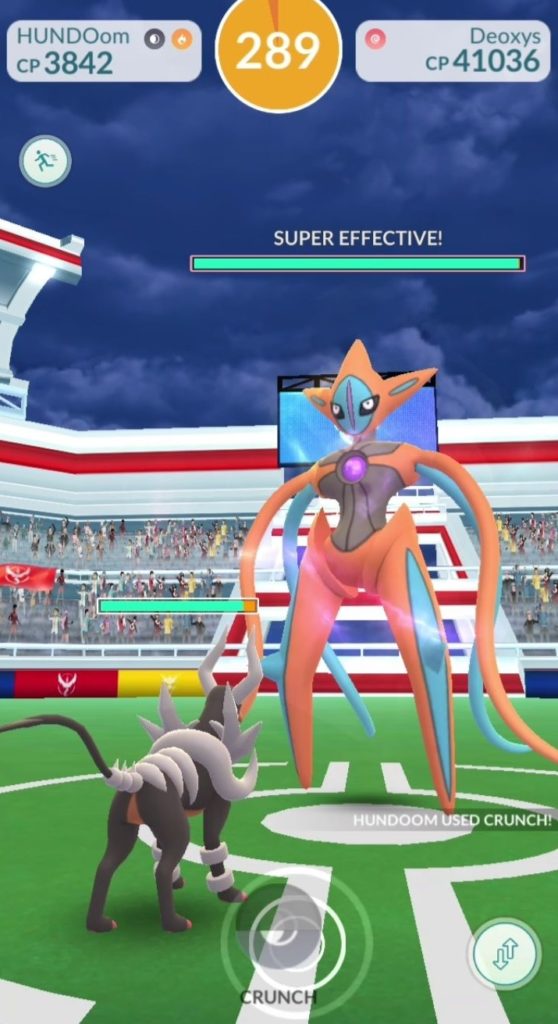The start of am Attack Form Deoxys raid