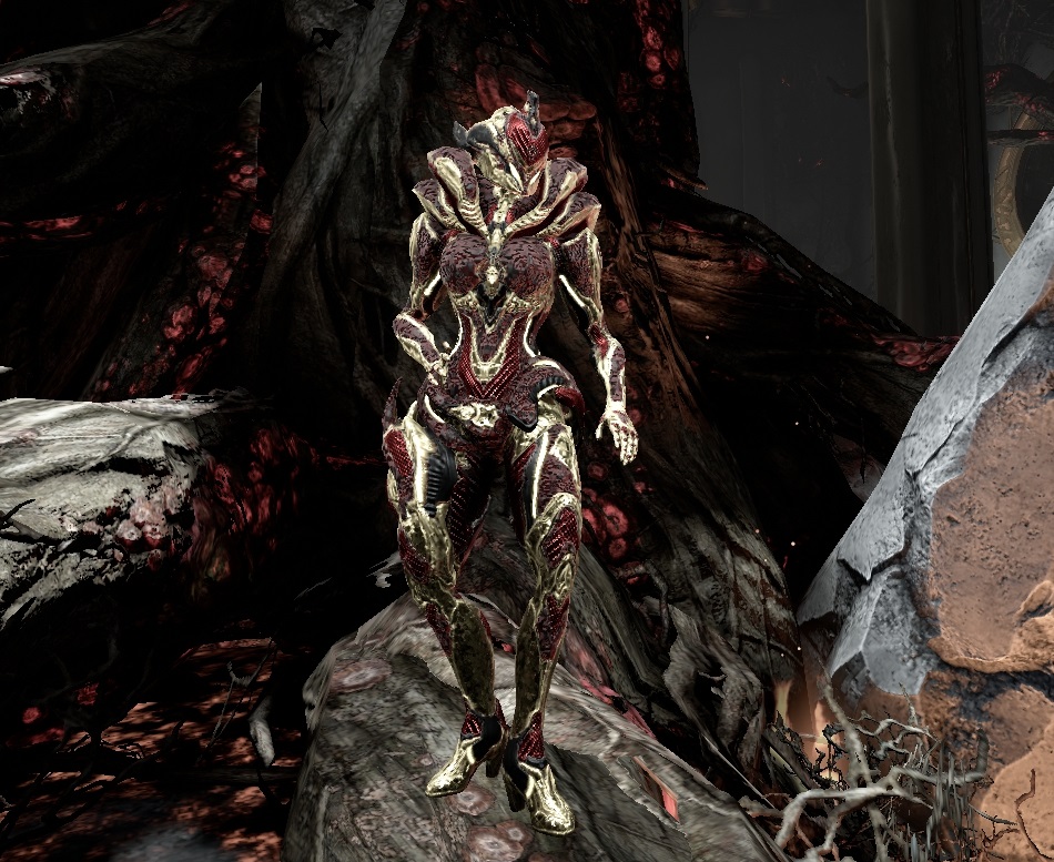 Saryn Prime with the Voidshell Skin