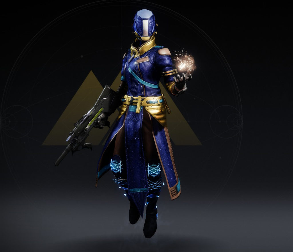 A cool shader in Destiny 2. I have no idea where the gold comes from