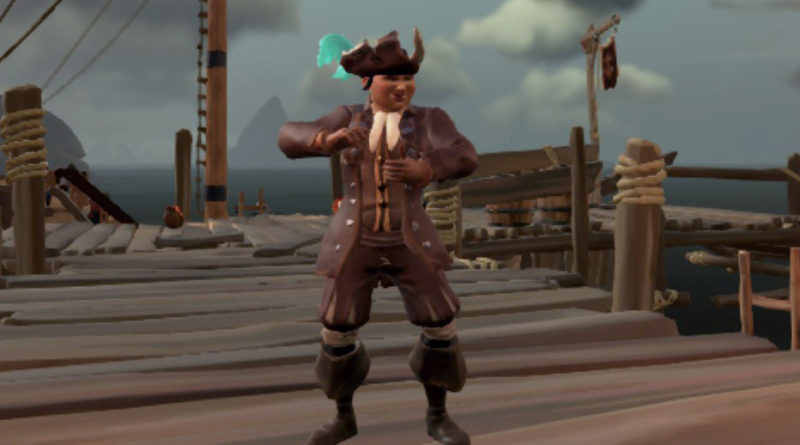 A randomly created character in Sea of Thieves