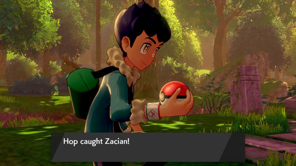 Hop catches Zacian