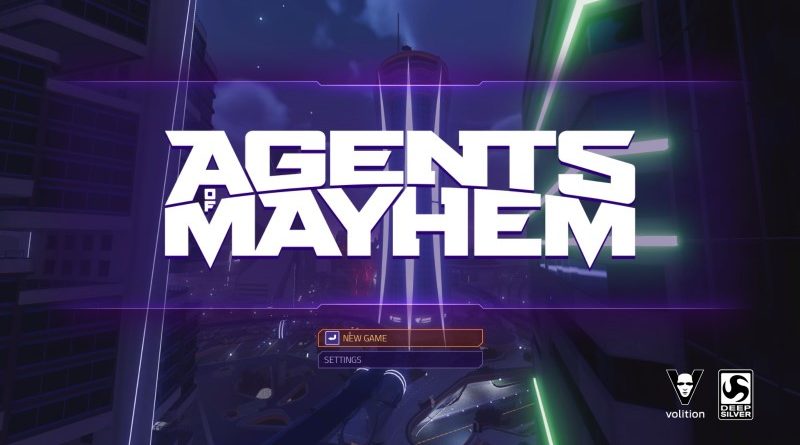 Agents of Mayhem splash screen