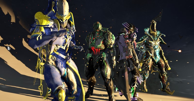 The weird end of mission pose with your Warframe