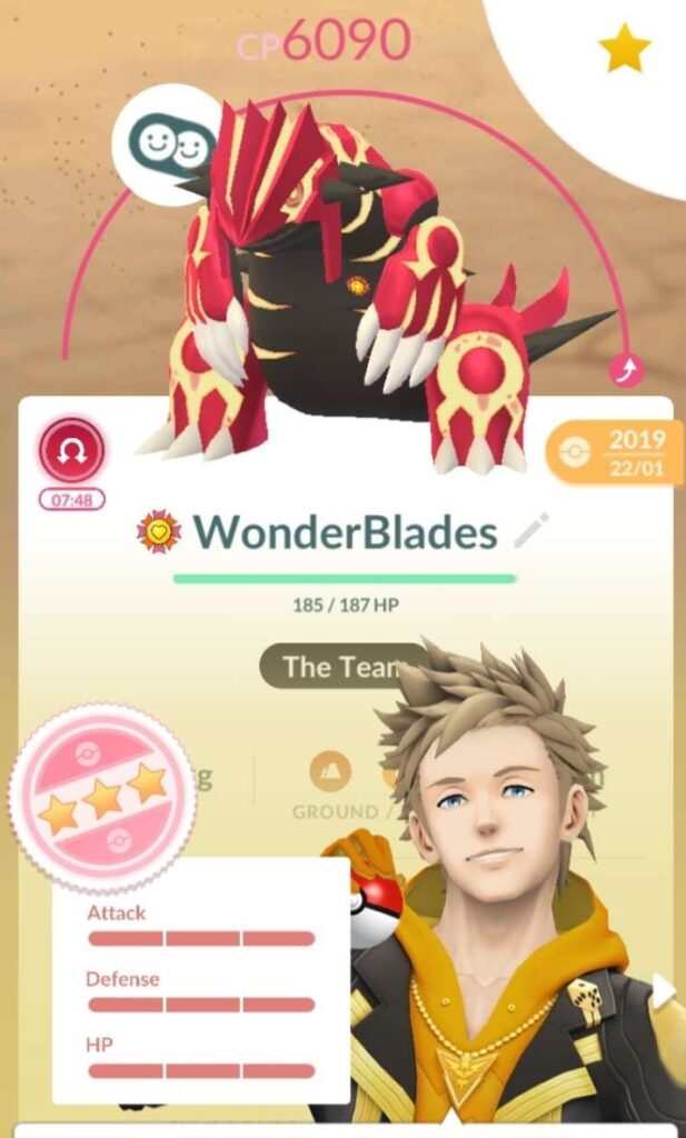 Primal Groudon with perfect stats