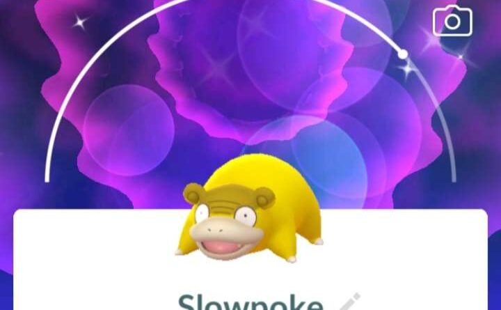 A shiny Slowpoke