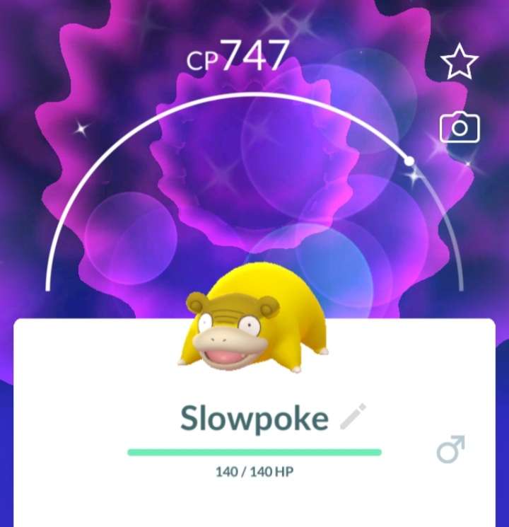 A shiny Slowpoke