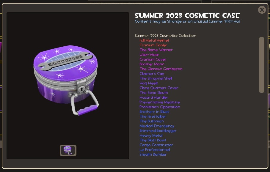 The cosmetic crate