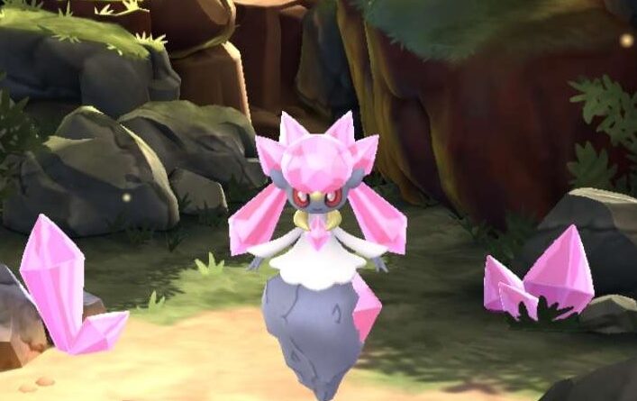 The Mythical Pokemon Diancie